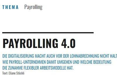 Payrolling 4.0 - mit Gregor Iten