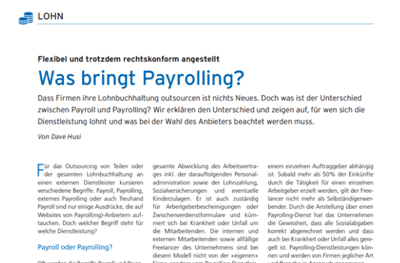 Was bringt Payrolling?